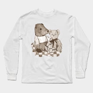 Still life picture of teddy bears Long Sleeve T-Shirt